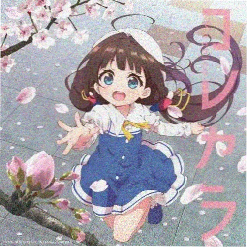 不良少年动漫角色头像，戴耳钉的少女